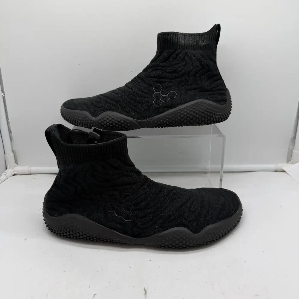 Vivobarefoot Shoes Womens 39 US 8 Motus Studio Sock Boot Black